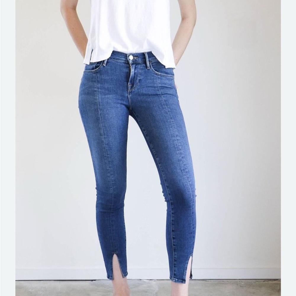 Frame Le Skinny de Jeanne dark Blue Skinny Jeans